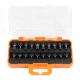 HORUSDY 20-Piece Torx Bit Star Screwdriver Set, Impact-Resistant Hex Shank Design with Durable S2 Alloy Steel Bits, Including Tamper-Resistant Star, Phillips, and Slotted Bits