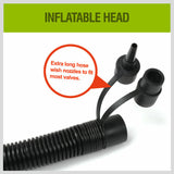 Portable Foot Air Pump for Balloons, Beds, Boats, and More | Dual Function Inflator and Deflator