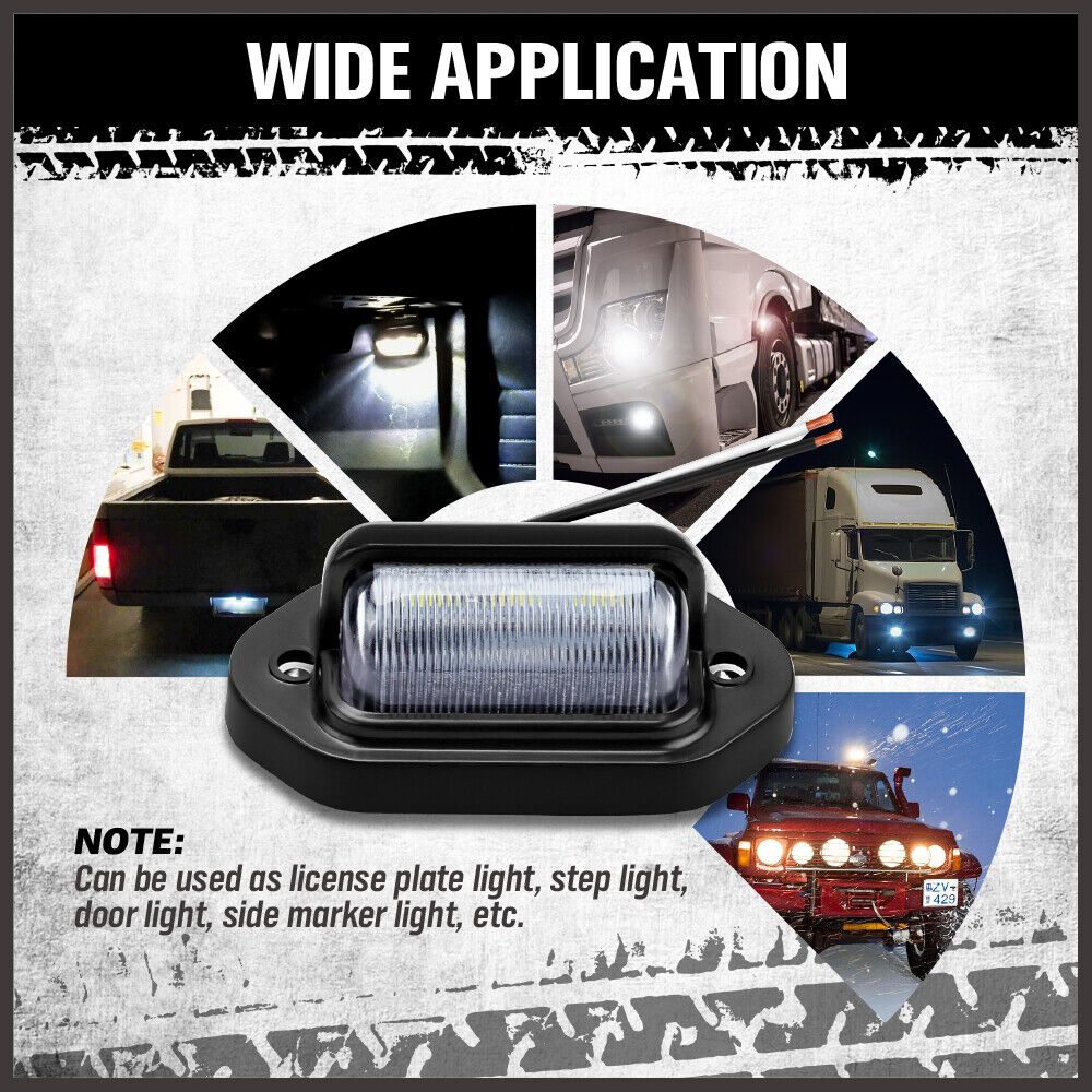 HORUSDY LED Trailer Tail Light Kit - Caravan Ute 7 Pin Flat Plug, Multifunction Design