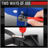 112PC Security Bit Set - Durable CRV steel, versatile set, ratcheting wrench, comprehensive bit types, convenient storage.