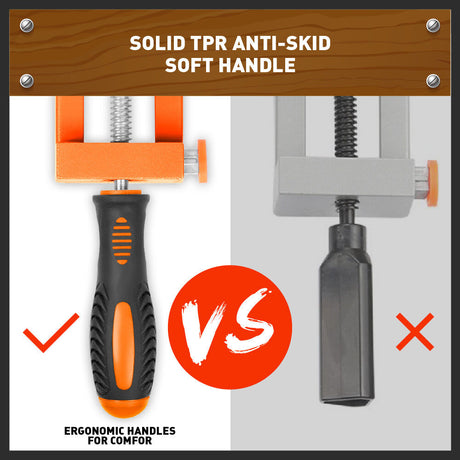 Durable 90° Degree Corner Clamp in Aluminium Alloy - Versatile for Welding, Woodworking, and DIY Projects with Quick Release Feature