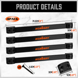 HORUSDY 4-Piece 12-Inch Magnetic Tool Holder Set - Durable Alloy Steel Strips for Efficient Garage and Workshop Tool Organization