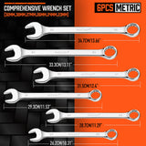 HORUSDY 6Pcs Extra Long Spanner Set