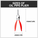 Durable Fuel Vacuum Line Pliers - Designed for Removing Stubborn Fuel and Vacuum Hoses, 195mm Length, PVC-Dipped Handle