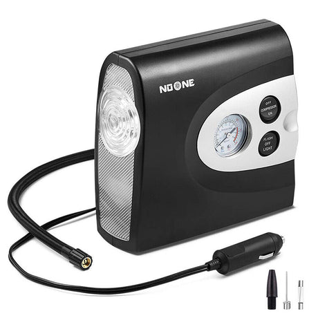 HORUSDY Portable Car Tire Inflator with LED Lights