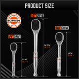 HORUSDY 6Pcs Mini Ratchet Spanner Set