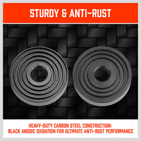 Comprehensive 26-piece kit for automotive bush, bearing, and seal removal and installation