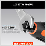 6-Piece Magnetic Screwdriver Set - Phillips and Flat Head Tips, rubber grip handle, heavy-duty, versatile, reliable accuracy.