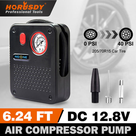 Compact and Efficient HORUSDY Car Tire Inflator Pump