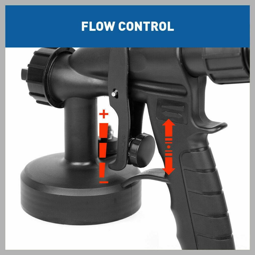 Electric Paint Sprayer Gun 650W with 800mL Container and 1.5m Flexible Hose, Ideal for DIY Projects
