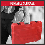 HORUSDY 30-Piece Oil Filter Socket Set, including Adaptors and Jaw Wrench, in Durable Storage Case for Efficient Auto Maintenance