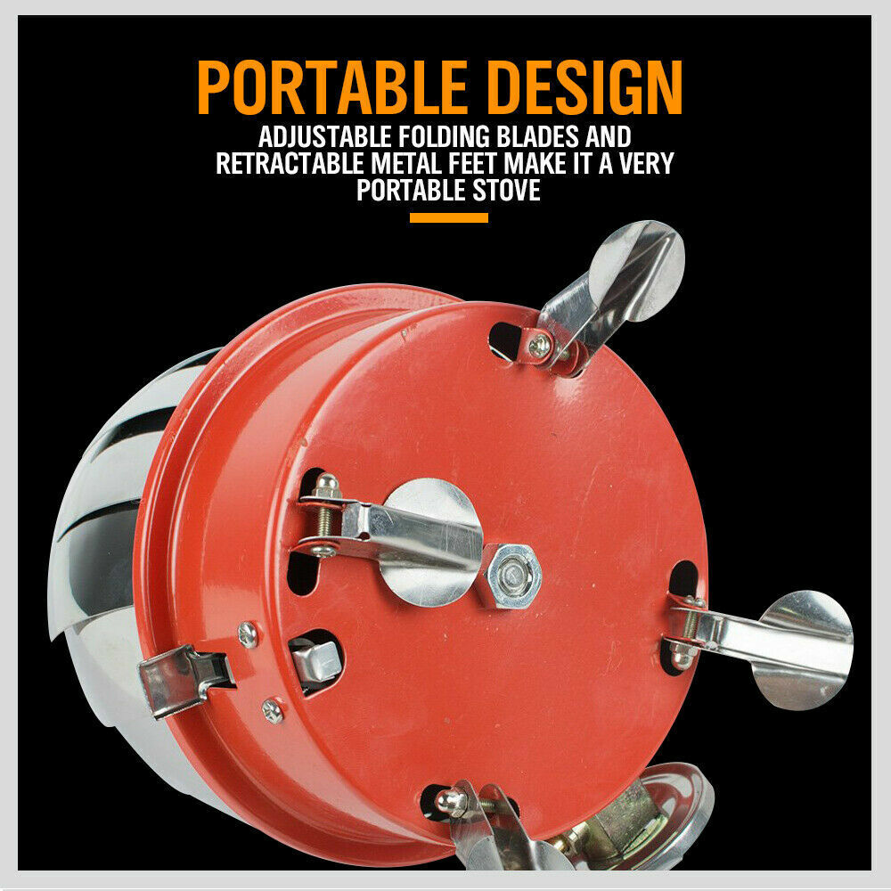 Compact and windproof outdoor gas burner, ideal for camping and outdoor cooking. Folding design for easy portability, with a sturdy and stable build