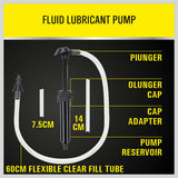 Durable Fluid Transfer Hand Pump for Efficiently Refilling and Siphoning Oil, Water, Gasoline, and Antifreeze in Various Vehicles