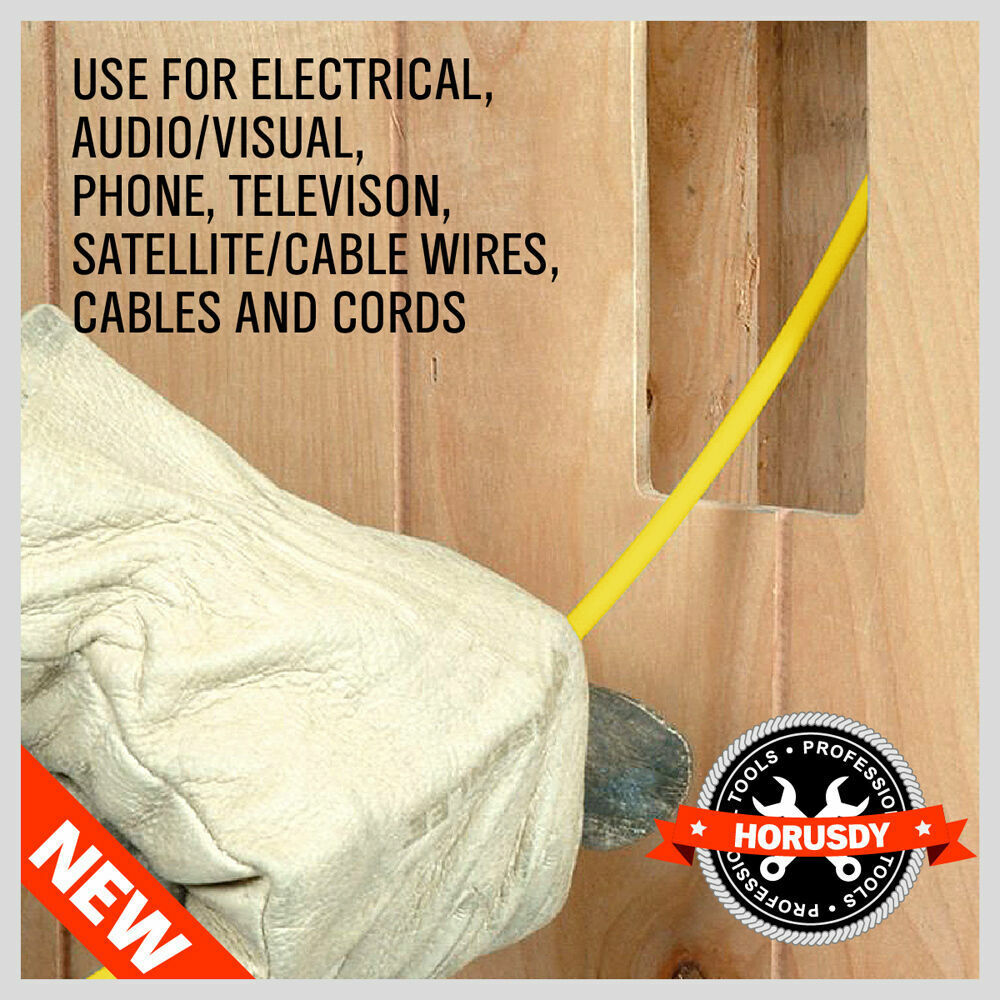 10.5m Fiberglass Push Pull Rods 4mm for Cable Wiring - Electrician's F ...