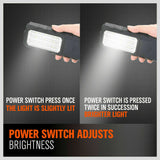 Compact and portable LED Light, perfect for camping, garage work, and auto repairs. Features a handy size of 175cm x 25cm x 73cm, equipped with two magnets for easy mounting, and powered by 9 LED lights for superior brightness.