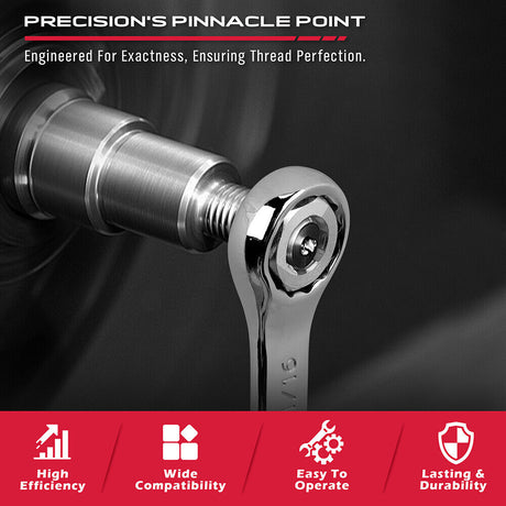 Professional 49-Piece Thread Chaser and Repair Tool Set for Metric, UNC, and UNF Threads - Ideal for Mechanics and DIY Projects