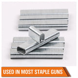 Box of 3000 Silver U-Type Staples, 12mm Depth for Stapler Gun, Woodworking Essentials