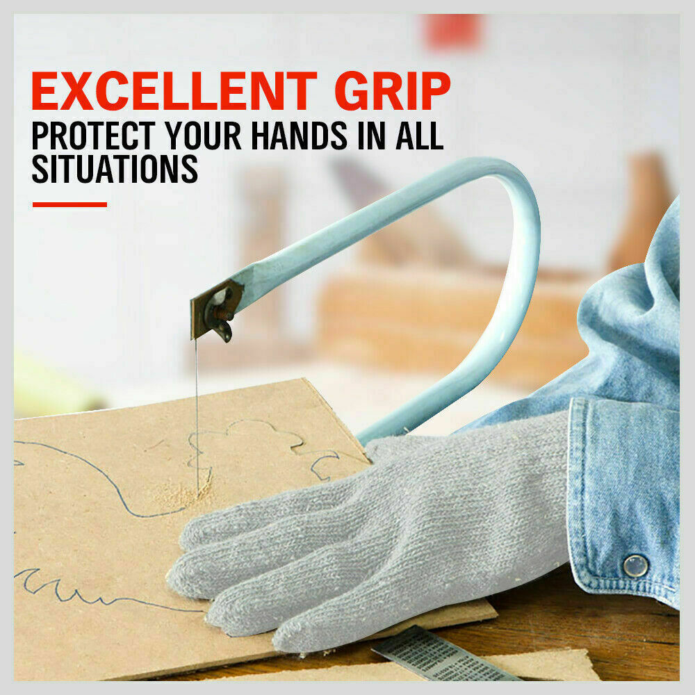 Pair of Level 5 Cut Resistant Gloves, designed for maximum safety in kitchens and butcher shops. Flexible, durable, and easy to clean, with extended cuff for enhanced wrist protection