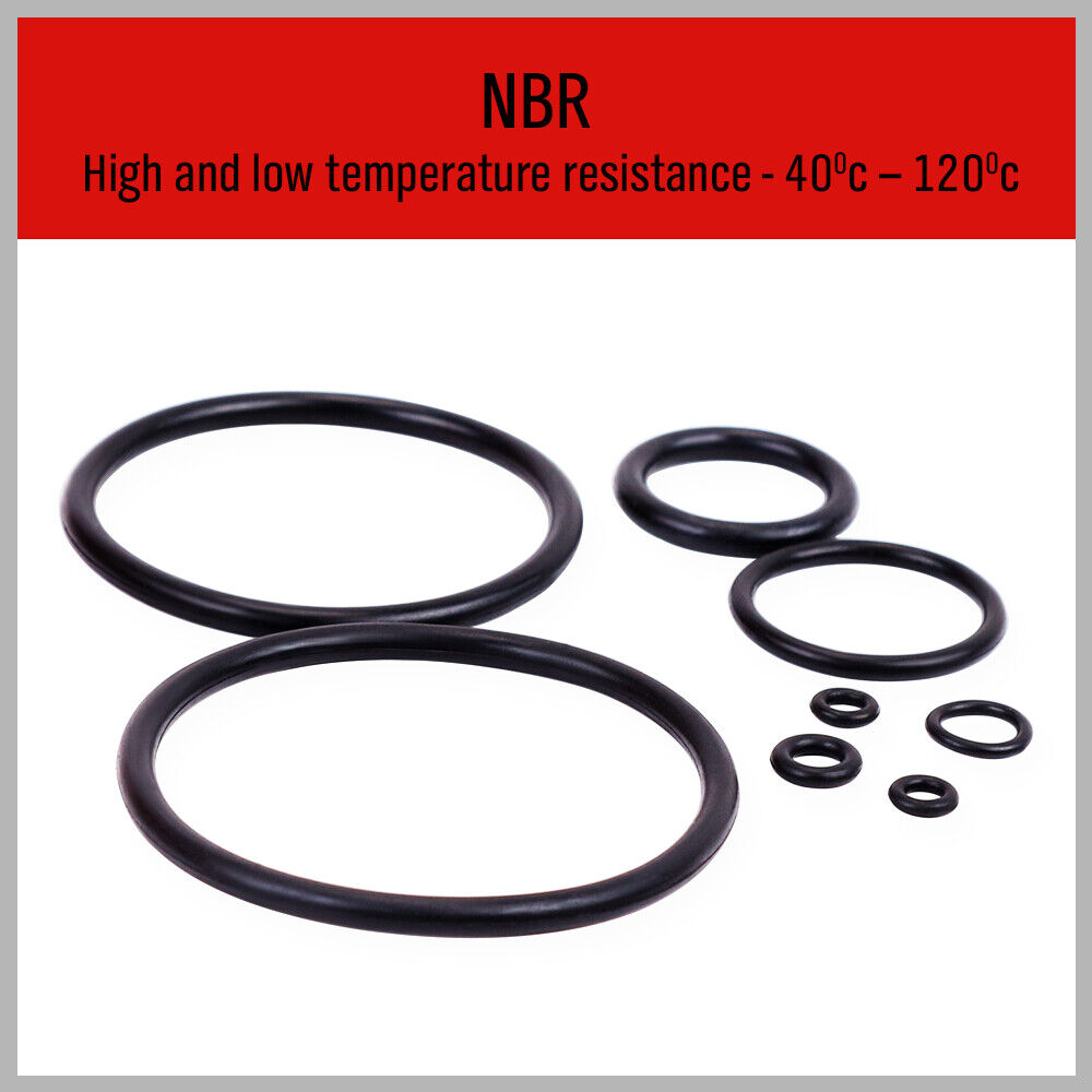 Extensive 419 Piece Metric Rubber O-Ring Kit for Automotive and Industrial Applications