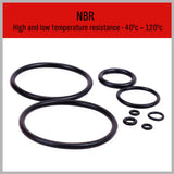 Extensive 419 Piece Metric Rubber O-Ring Kit for Automotive and Industrial Applications