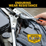 Comprehensive ELEAD 20-Piece Extra Long Hex Bit Socket Set - Includes SAE and Metric Sizes, Forged S2 Alloy Steel Bits, Chrome Vanadium Steel Sockets