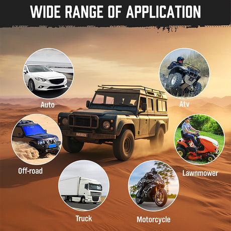 Tyre Repair Kit with Tools and Instructions