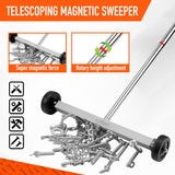 HORUSDY Magnetic Sweeper, 17-Inch Telescoping Design, 8.8Lbs Magnetic Force, Ideal for Construction Sites and Workshops
