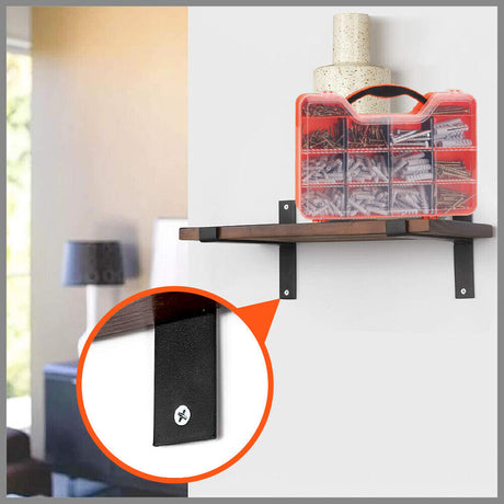 HORUSDY Screw Assortment Set - 421 Pieces including Hex Wood Screws, Chipboard Screws, Wall Plugs for Robust Fixing in Drywall and Wood Surfaces