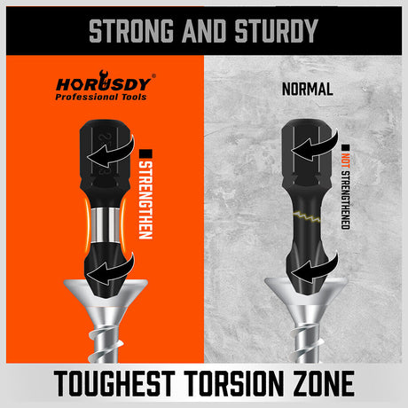 Comprehensive 34Pc Impact Screwdriver and Nut Driver Bit Set with Quick Release