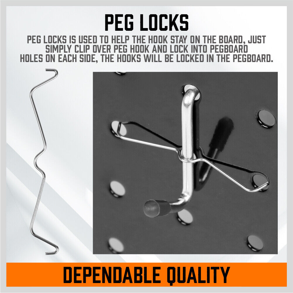 Extensive 150-Piece Pegboard Hook Set with Assorted Organizers and Bins for Tool Storage