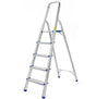 Compact and Lightweight Folding Ladder - Non-Slip Platform, Multi-Purpose Aluminum Design (3/4/5 Steps) - Ideal for Home and Work