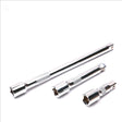 Robust 3-Piece Extension Bar Set with spring-loaded ball detent, knurled grip, and SmartKrome plating for 1/2" drive.