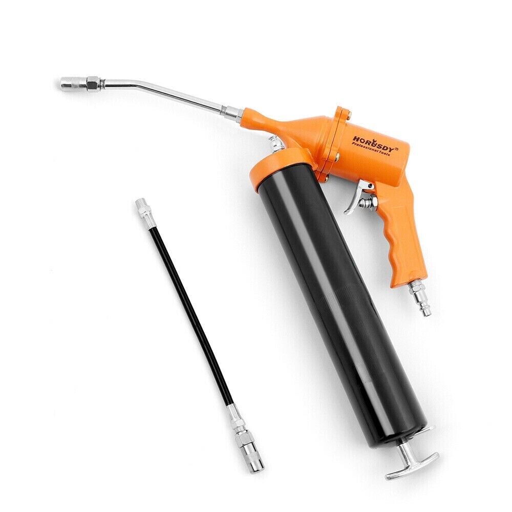 Professional 1/4" NPT Pneumatic Grease Gun with Flexible Extension Hose