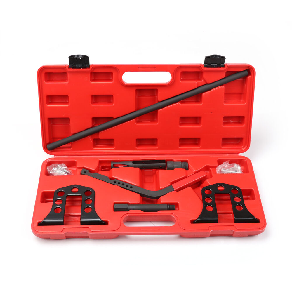 Overhead valve spring compressor tool kit, suitable for universal OHC and OHV petrol and diesel engine maintenance