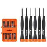 6Pc Precision Screwdriver Kit for Electronic Repairs - Includes Phillips & Slotted Drivers with Magnetic Tips and Storage Case