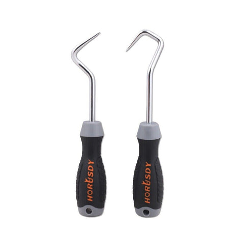 Chrome-vanadium steel hose removal hooks, V-type and U-type, for automotive use.