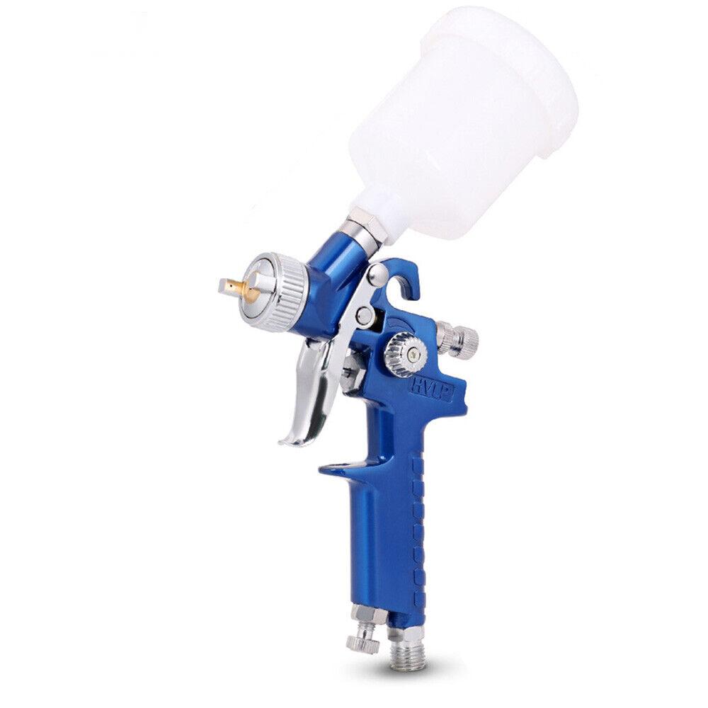 Compact Gravity Mini HVLP Spray Gun with 125mL Capacity - Features 0.8mm Nozzle, Ideal for Precise Paint Projects