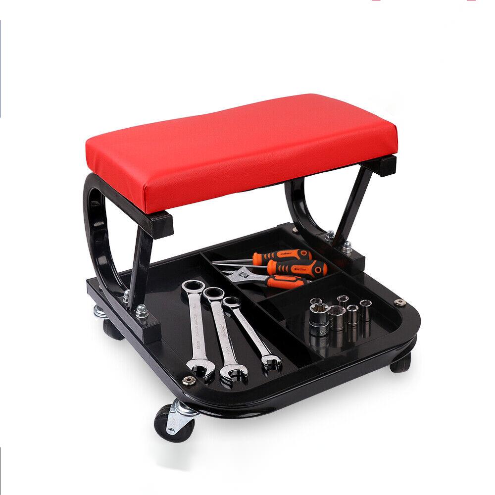 Rolling Creeper Seat with Tool Tray