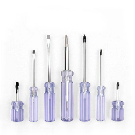 Durable 12-Piece Screwdriver Set with Double-Sided Bits Made from Chrome Vanadium Molybdenum Steel