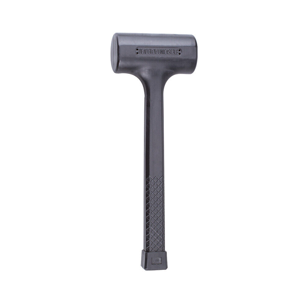 Durable 2/3LB dead blow rubber mallet hammer with a one-piece molded design and soft grip handle for automotive repairs