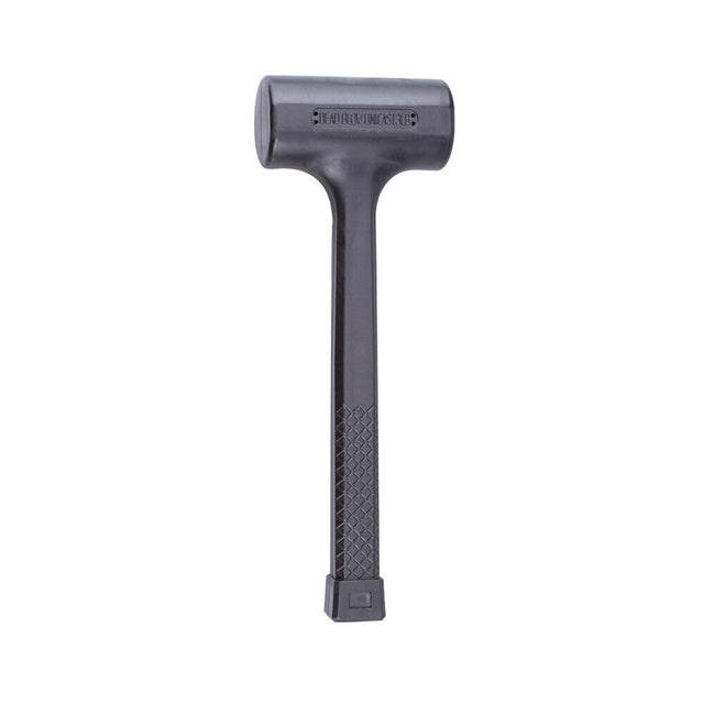 Durable 2/3LB dead blow rubber mallet hammer with a one-piece molded design and soft grip handle for automotive repairs