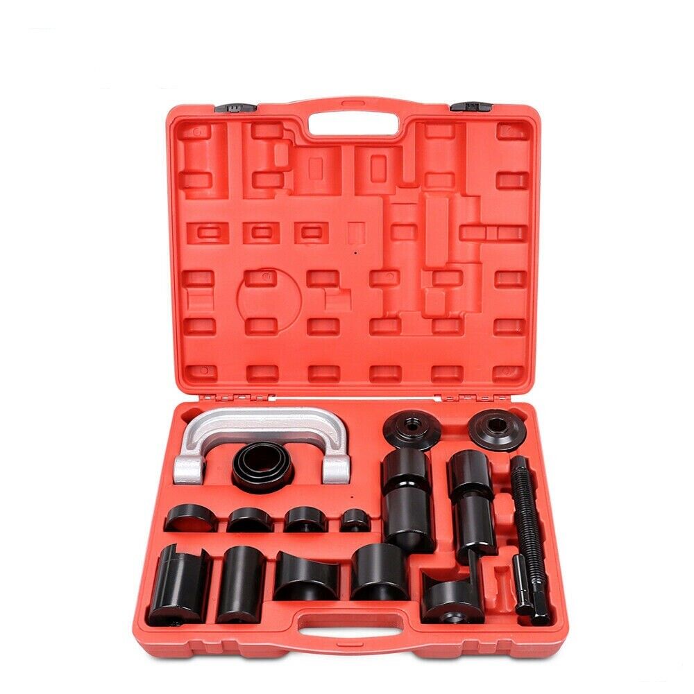 Comprehensive 21-Piece Ball Joint Service Kit with C-Frame Press and Adapters