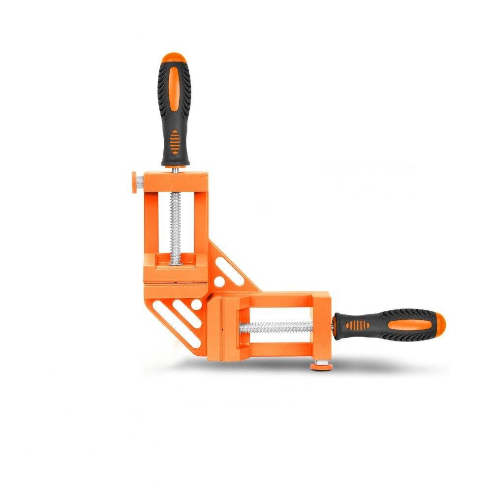 Durable 90° Degree Corner Clamp in Aluminium Alloy - Versatile for Welding, Woodworking, and DIY Projects with Quick Release Feature