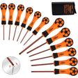 Durable 13-Piece Magnetic Torx Screwdriver Set with Tamper Proof Star Keys and Ergonomic Anti-Slip Handles
