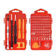 Comprehensive 110-in-1 Precision Screwdriver Kit with Magnetic Handle, Various Bits, and Repair Tools