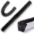 Set of 12/24 Heavy Duty 98x10cm Gutter Brushes for Effective Leaf and Debris Guarding in Roof Gutters