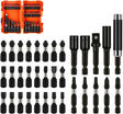 Comprehensive 34Pc Impact Screwdriver and Nut Driver Bit Set with Quick Release