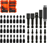 Comprehensive 34Pc Impact Screwdriver and Nut Driver Bit Set with Quick Release