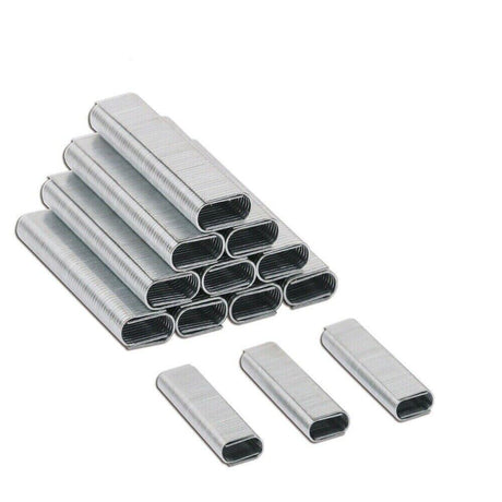 Box of 3000 Silver U-Type Staples, 12mm Depth for Stapler Gun, Woodworking Essentials