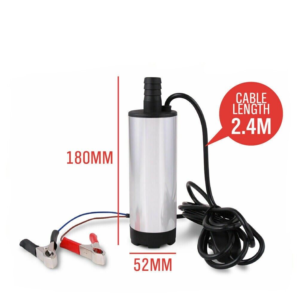 High-Efficiency 12V Aluminium Submersible Transfer Pump for Rapid Fueling and Water Transfer